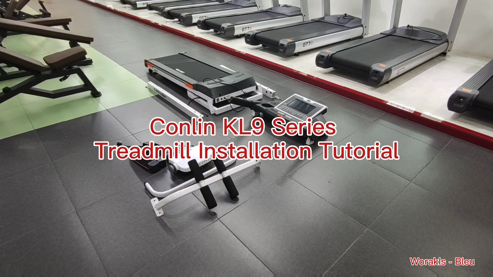 Conlin Kl90 Series Treadmill Installation Guide